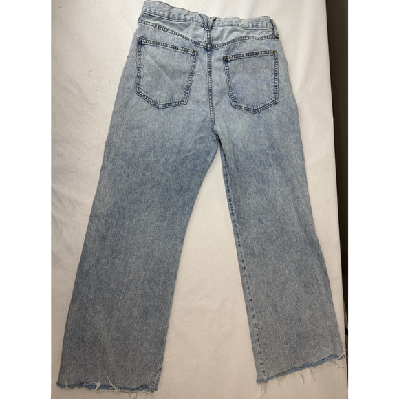 Veronica Beard Taylor High Rise Jeans Wide Leg High Rise 3J21057571040PS Sz 31 - Picture 2 of 12